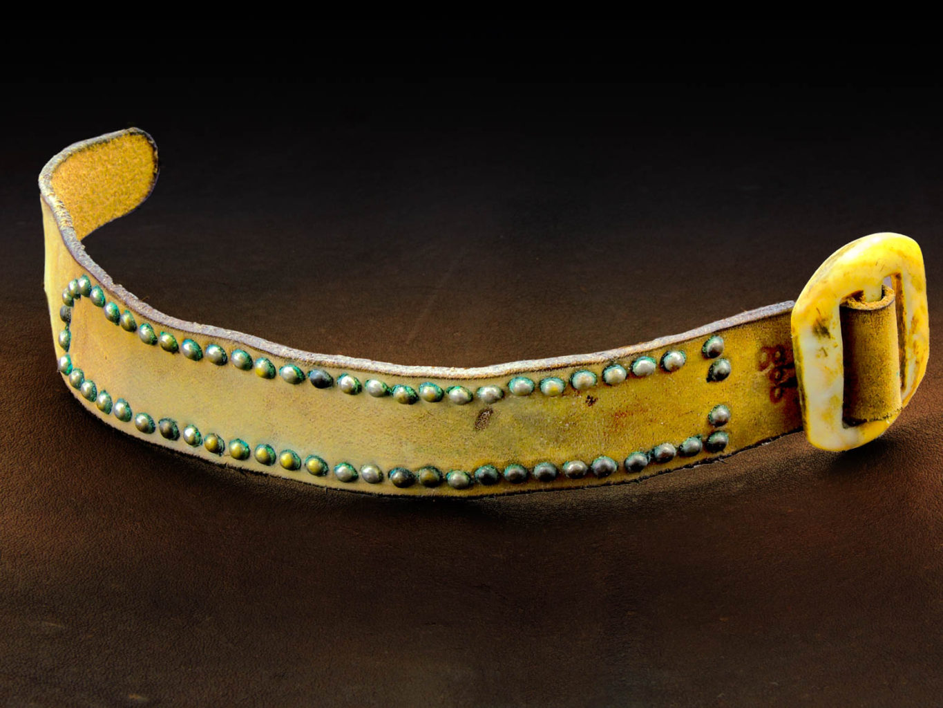 Crude Tan Cuff with Spots LR#4