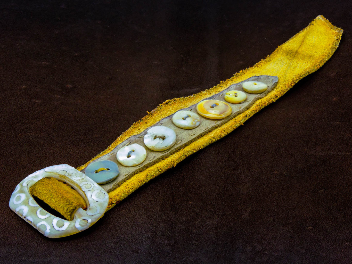 Geronimo’s Daughter Cuff – Buckskin LR#5