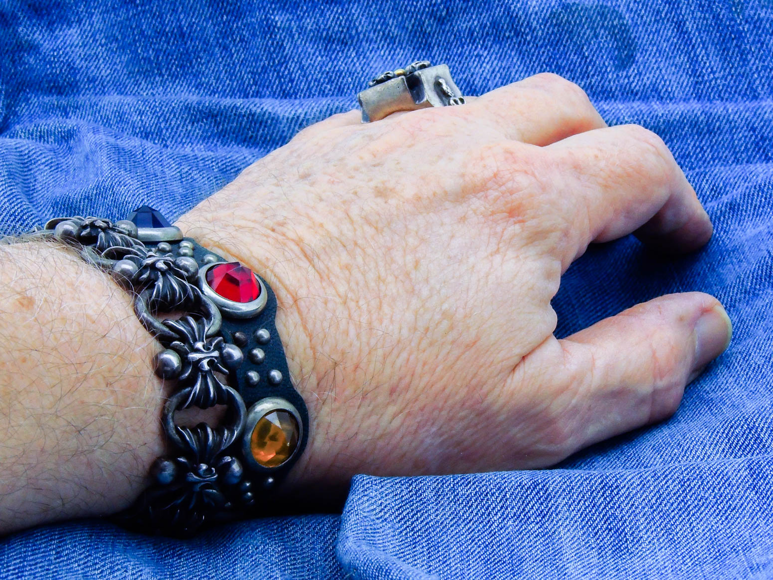 1954 Vintage Motorcycle Cuff - Image 4